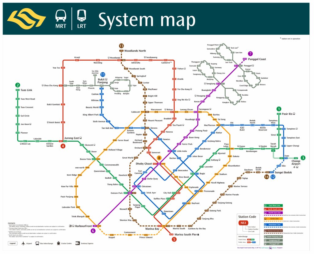 Singapore Transit Map Find Away Photography